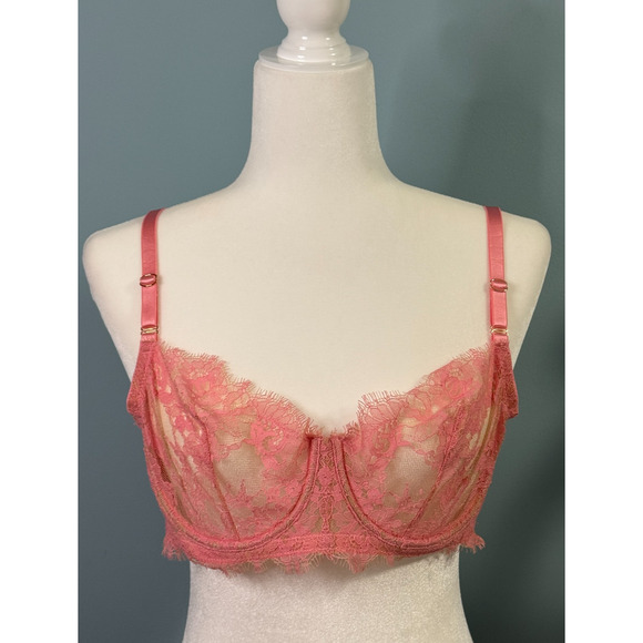 Skarlett Blue Women 38C Bra Intimates Feminine Entice Underwire Balconette - Picture 1 of 9